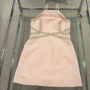 Lily Pulitzer Pink Dress with Gold Accents
